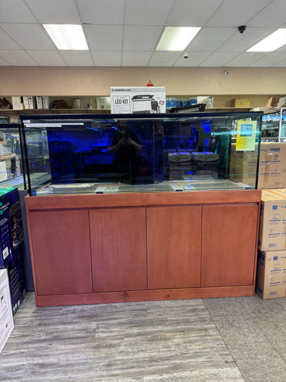 Advance Aqua Tanks (Visio) 180 Gallon Aquarium on Pine Solana Stand